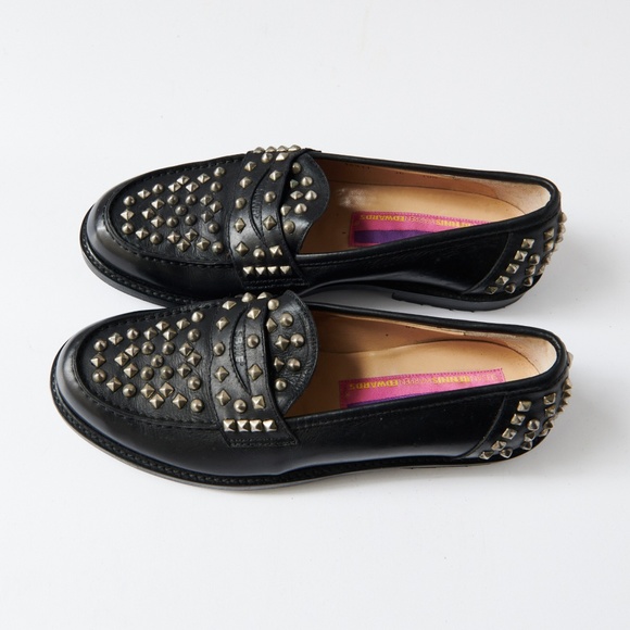 80s - SUSAN BENNIS - WARREN EDWARDS - Shoes - Men\'s - 10.5 - BLK Leather - Studs main image 6
